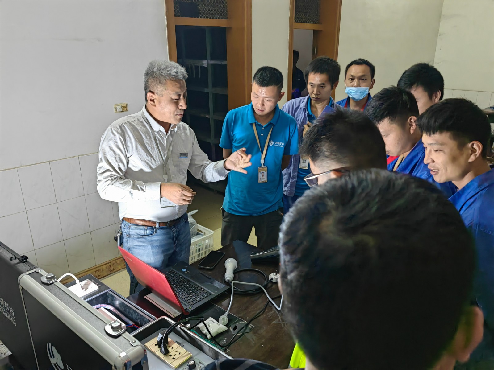 开元网站登录入口科技为中移铁通有限公司进行安全用电培训